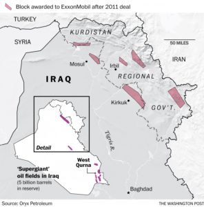 Block awarde to EXXON in Kurdiatan