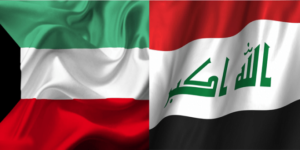 Iraq and Kuwait falgs