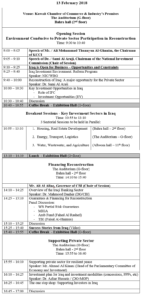 Kuwait Conference programme