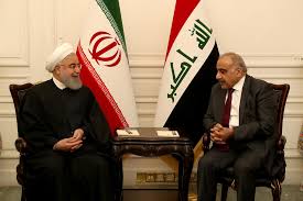 Rohani and Abdul Mahdi in baghdad