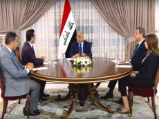 رئيس الوزراء العراقي عادل عبد المهدي في حوار مع وسائل الاعلام العراقية والعربية