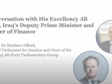 Webinar: In Conversation with H.E. Ali Allawi, Iraq’s Deputy Prime Minister and Minister of Finance